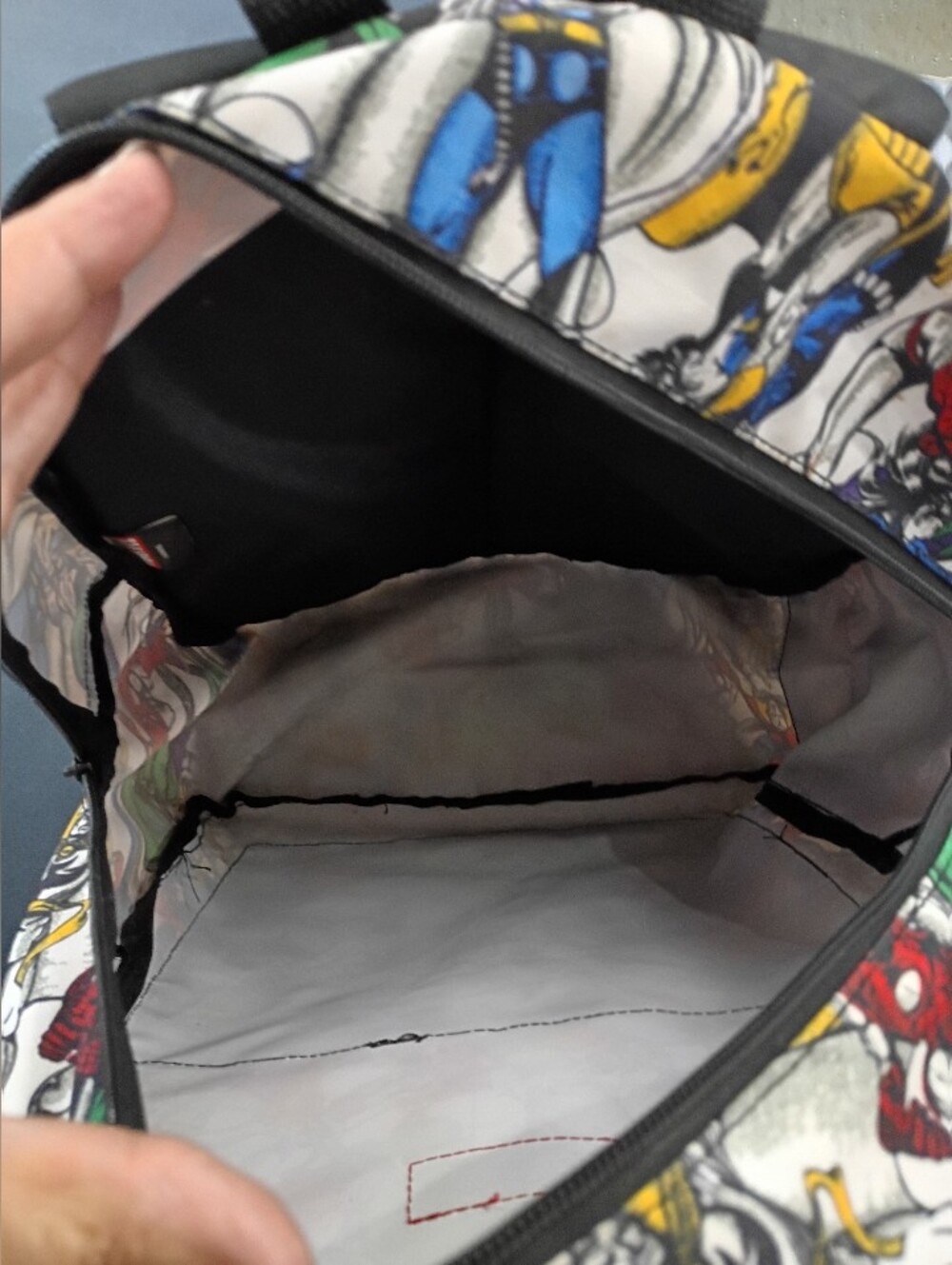Marvel Multicolor Comic Panel Backpack - Picture 4 of 6